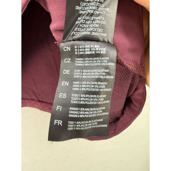 Kuhl Womens Burgundy Half Zip Windbreaker Long Sleeve Rain Jacket Size XS - Picture 10 of 12